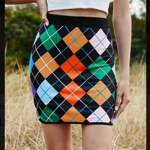 Just in🌸Skirt, geometric bodycon, women's